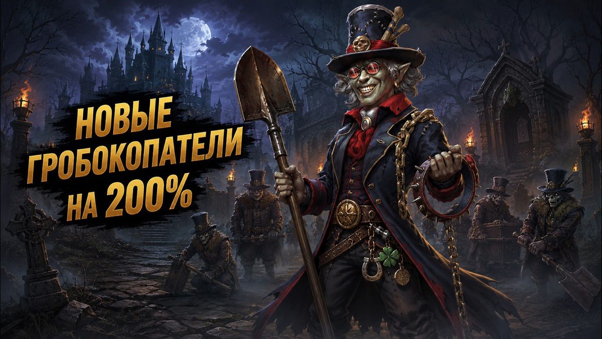 Гробокопатели Некрополя: 600 в стеке и бой вопреки автобою
